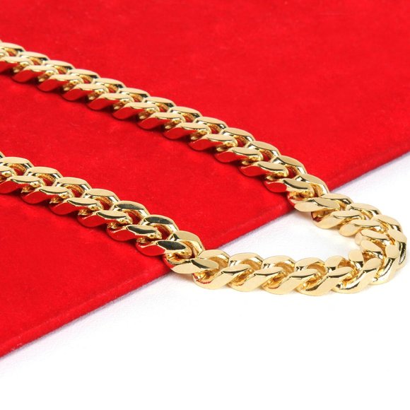 14k Gold 10mm 30" Cuban Chain - Picture 1 of 4